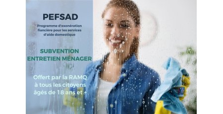 Le Programme d’exonération financière pour les services d’aide domestique